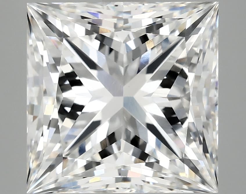 5.89ct | Princess | E | VS1 | Excellent