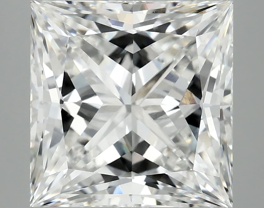 5.72ct | Princess | F | VVS2 | Ideal