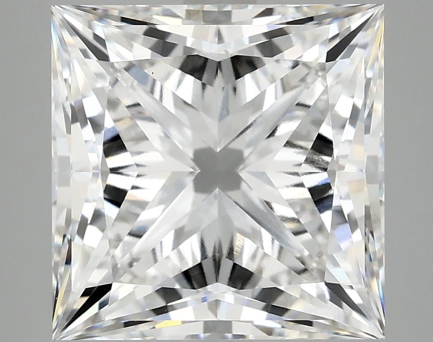 5.82ct | Princess | E | VVS2 | Ideal