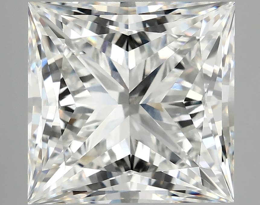 IGI | 5.84ct | Princess | E | VVS2 | Ideal