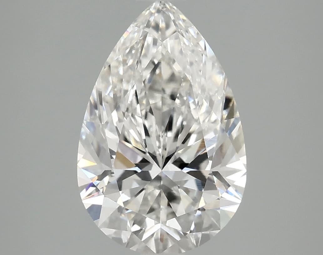 IGI | 2.98ct | Pear | F | VVS2 | Excellent
