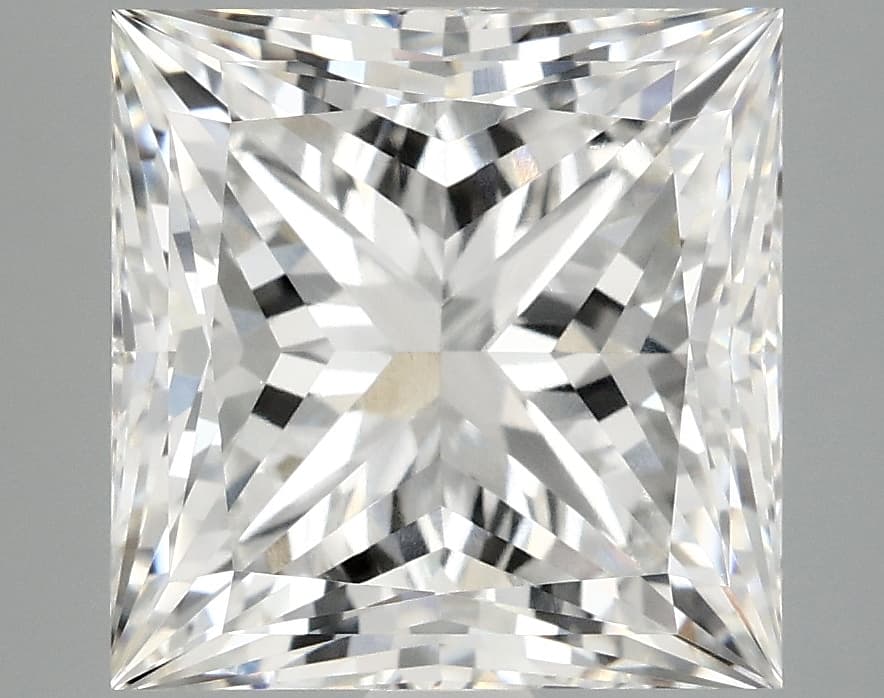 5.89ct | Princess | E | VVS2 | Ideal