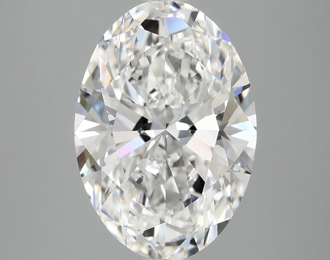 3.96ct | Oval | F | VVS2 | Excellent