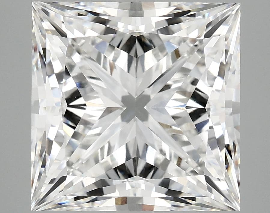 6.82ct | Princess | E | VVS2 | Excellent
