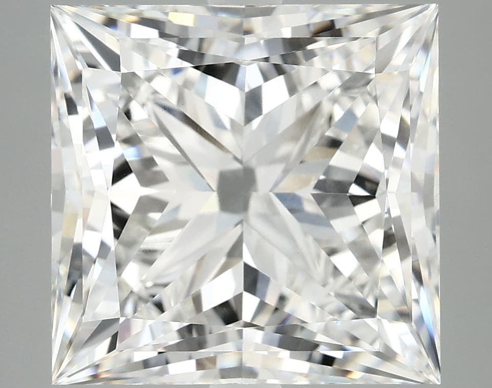 IGI | 8.12ct | Princess | F | VVS2 | Ideal