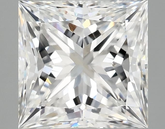 IGI | 2.9ct | Princess | F | VVS2 | Ideal