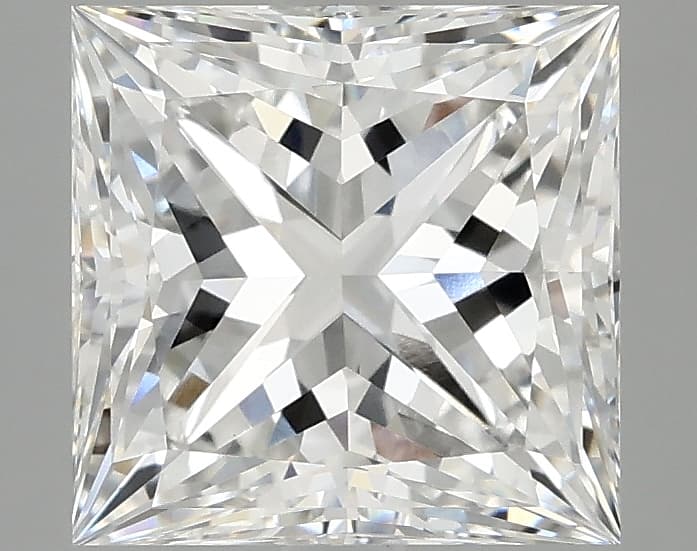 IGI | 2.91ct | Princess | E | VVS2 | Ideal