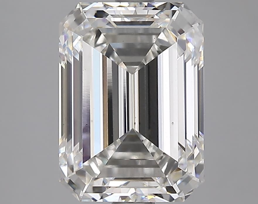 3.48ct | Emerald | F | VS2 | Excellent