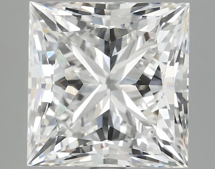 3.86ct | Princess | E | VVS2 | Excellent