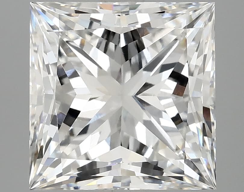 IGI | 4.81ct | Princess | F | VVS2 | Ideal