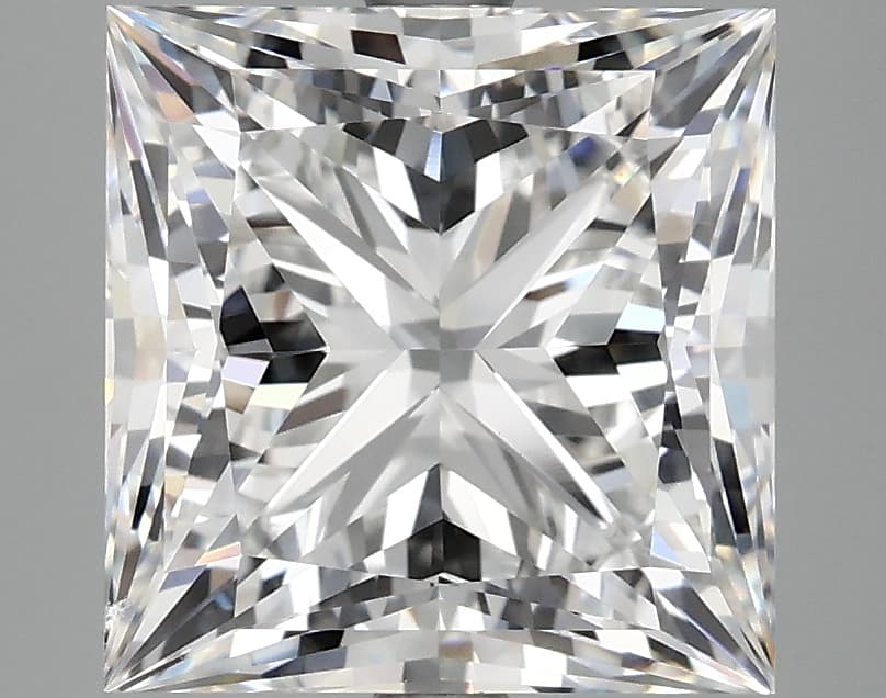 4.96ct | Princess | E | VVS2 | Ideal
