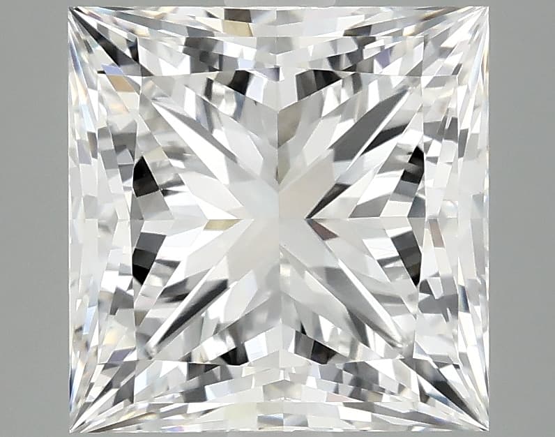 4.68ct | Princess | F | VVS2 | Ideal