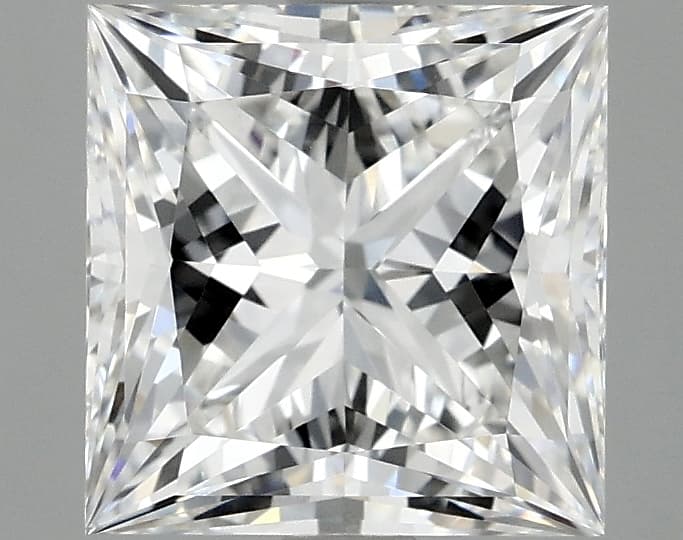 IGI | 2.9ct | Princess | E | VVS2 | Ideal