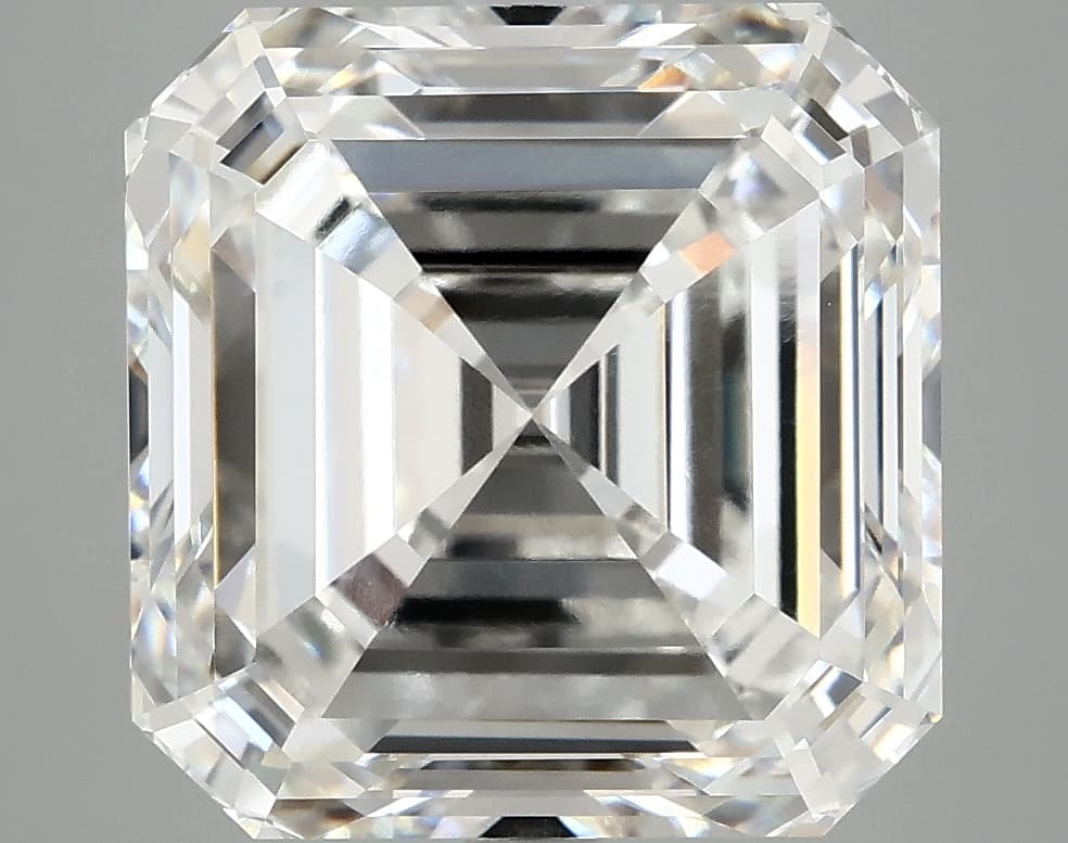 8.41ct | Asscher | F | VVS2 | Very Good