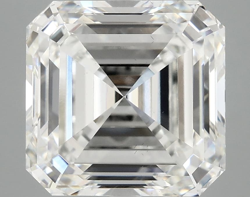 6.03ct | Asscher | F | VS2 | Very Good