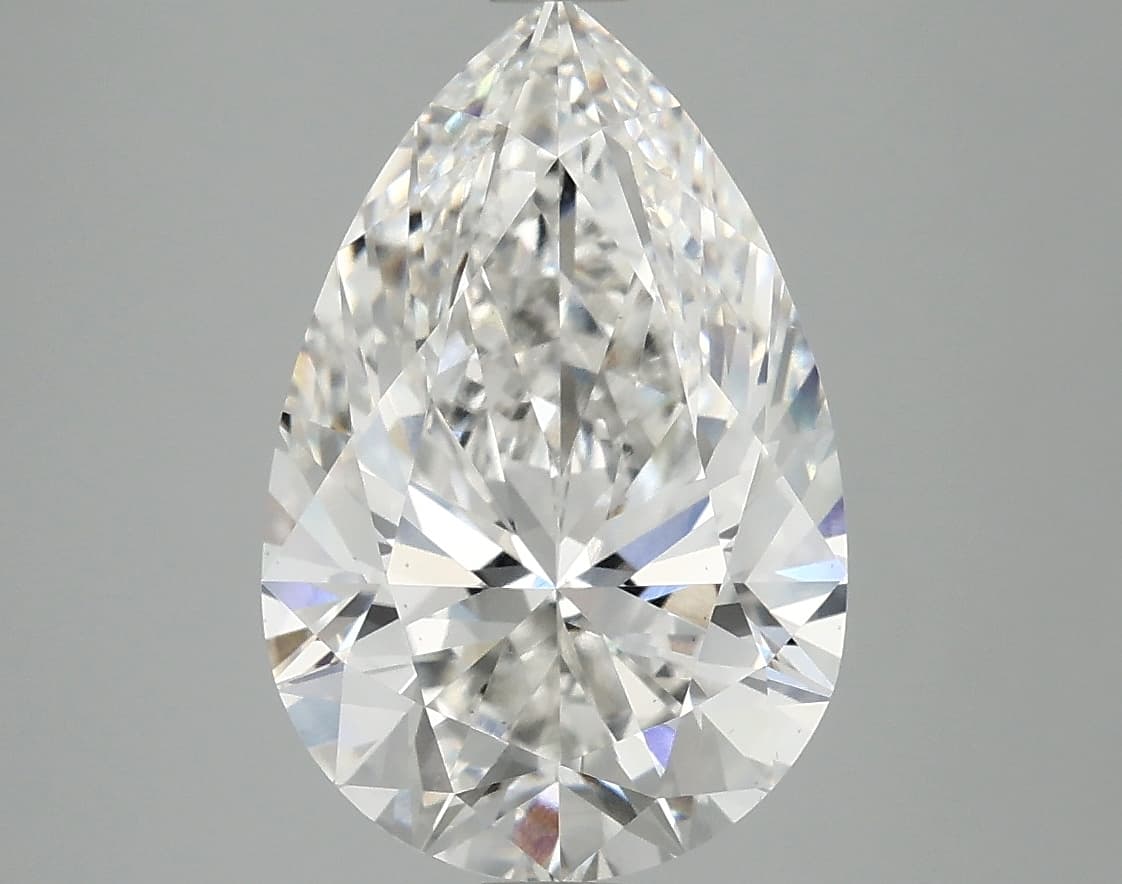 4ct | Pear | F | VS1 | Excellent