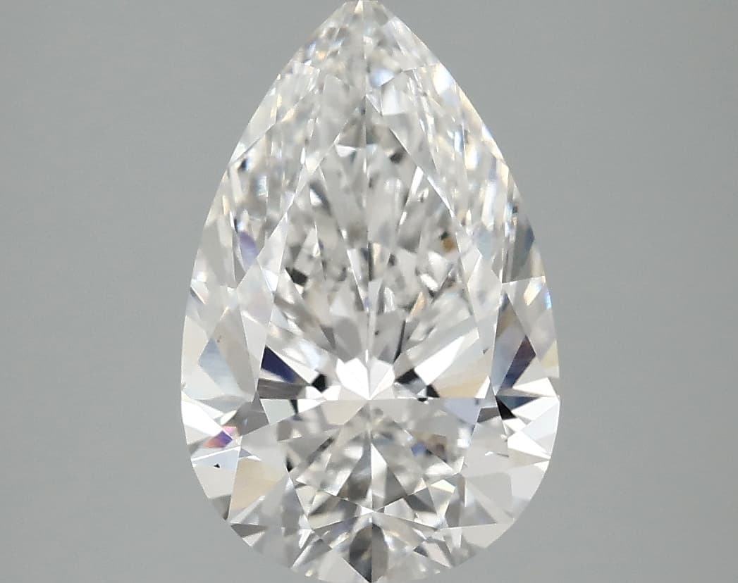 IGI | 3.1ct | Pear | F | VS2 | Excellent