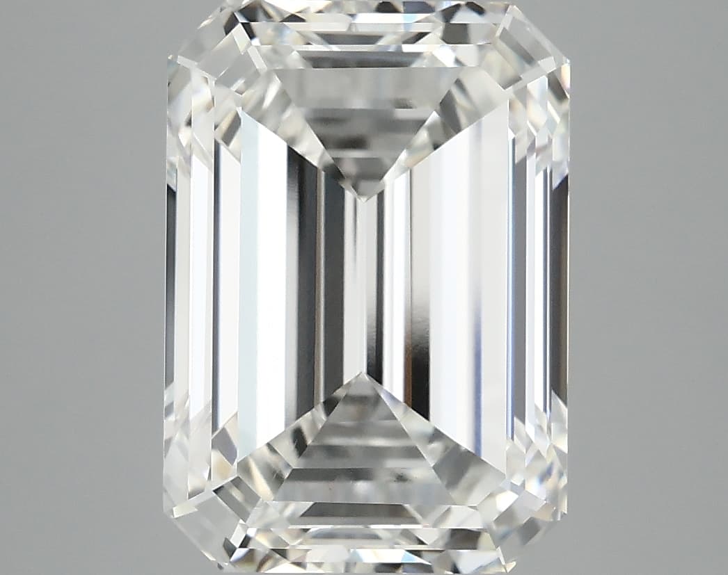 6.17ct | Emerald | F | VVS2 | Ideal