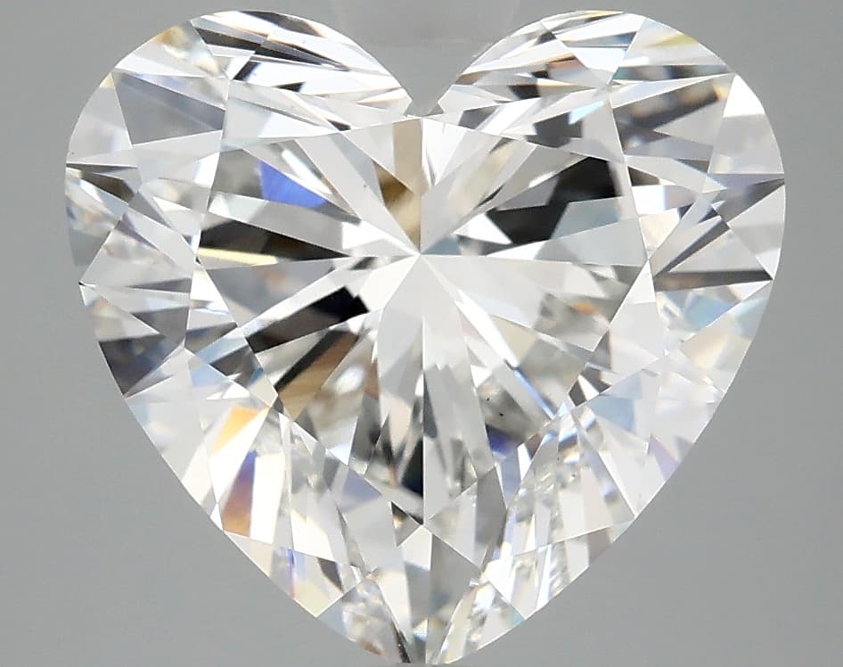 5.28ct | Heart | F | VS1 | Ideal