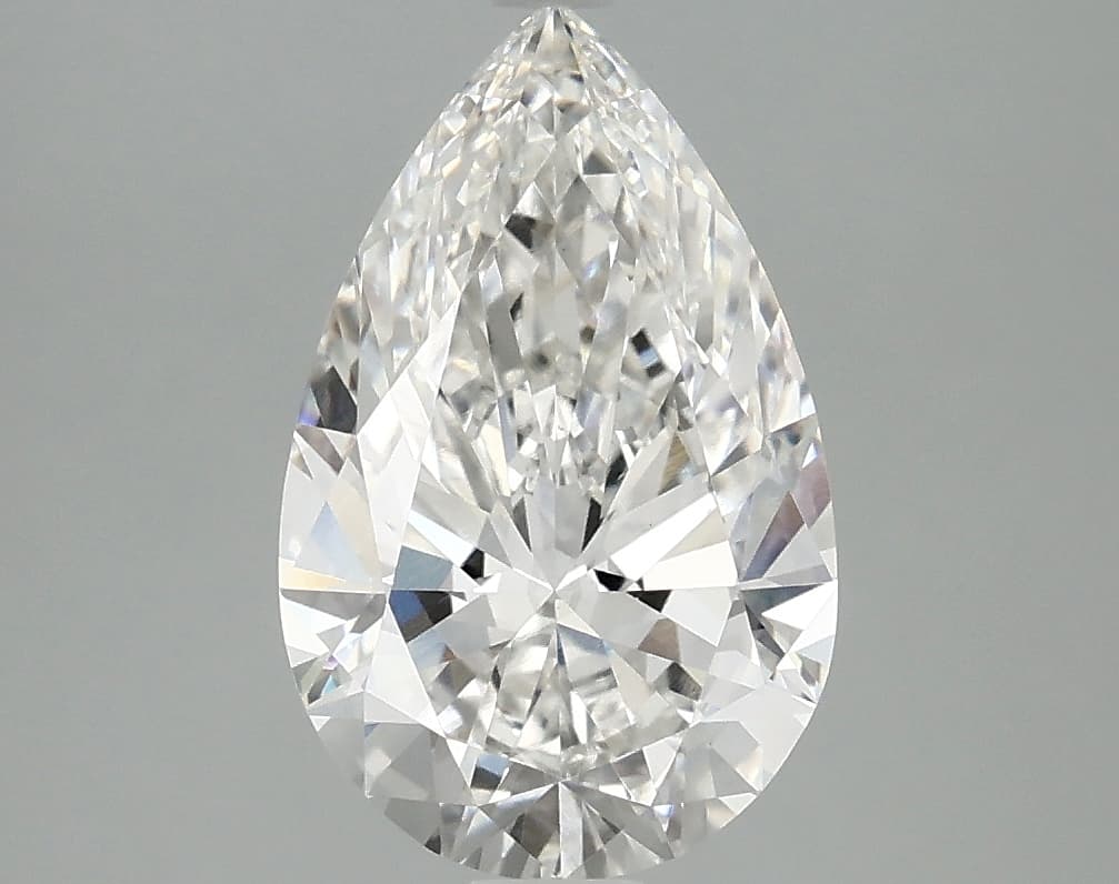 IGI | 2.4ct | Pear | F | VS1 | Ideal