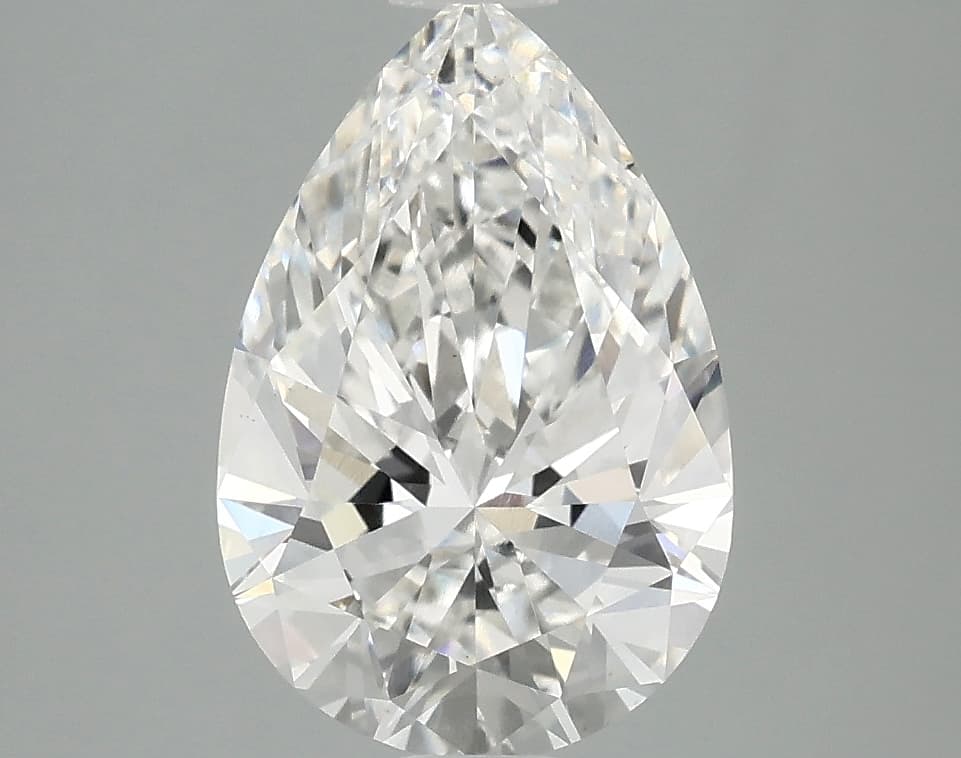 IGI | 2.4ct | Pear | F | VS1 | Ideal