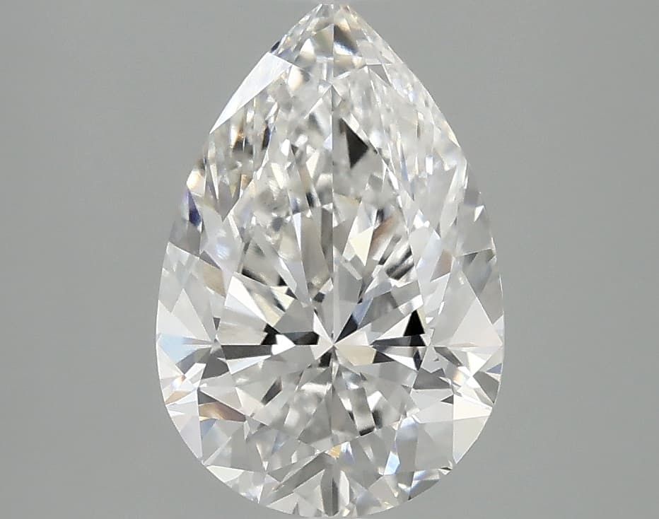 IGI | 2.4ct | Pear | F | VVS2 | Excellent