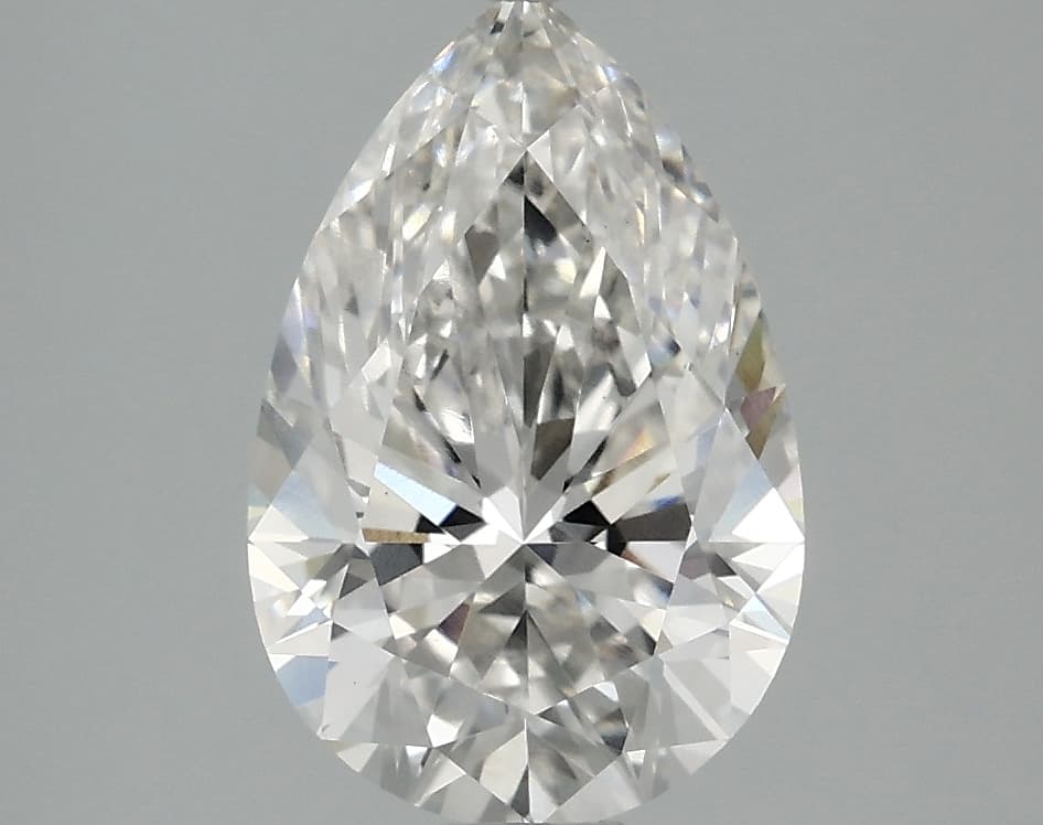 IGI | 2.4ct | Pear | F | VS1 | Excellent