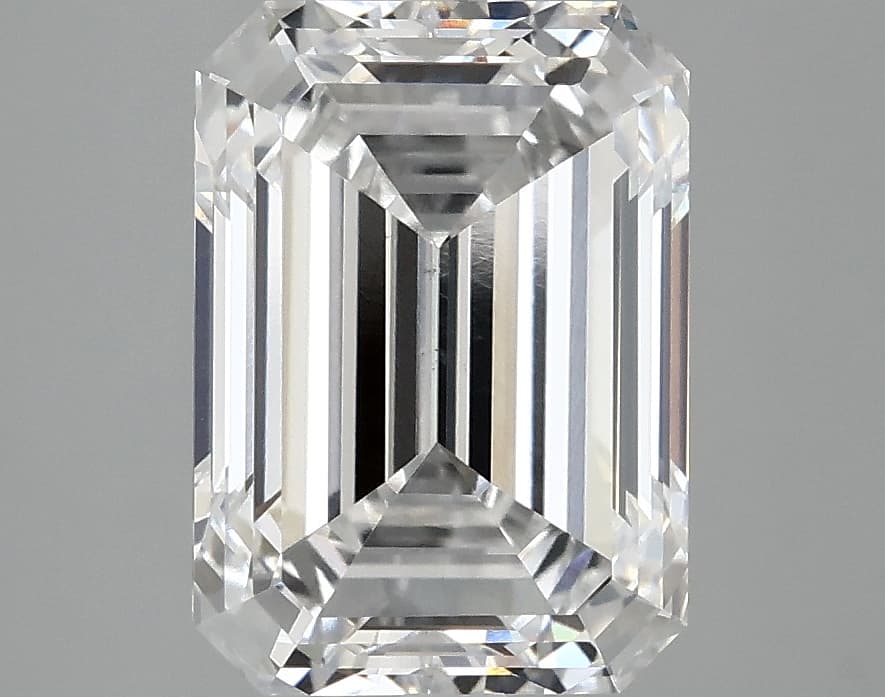 IGI | 3.42ct | Emerald | D | VS1 | Excellent