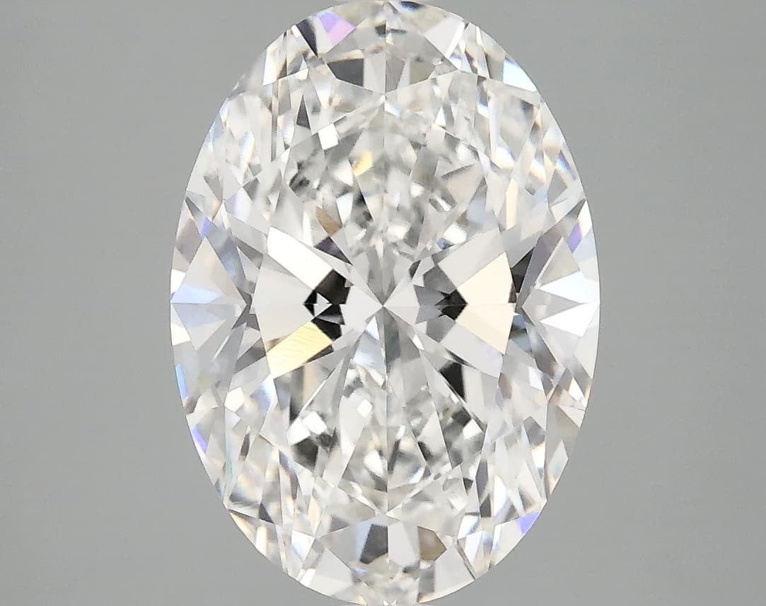 IGI | 3.9ct | Oval | F | VVS2 | Excellent