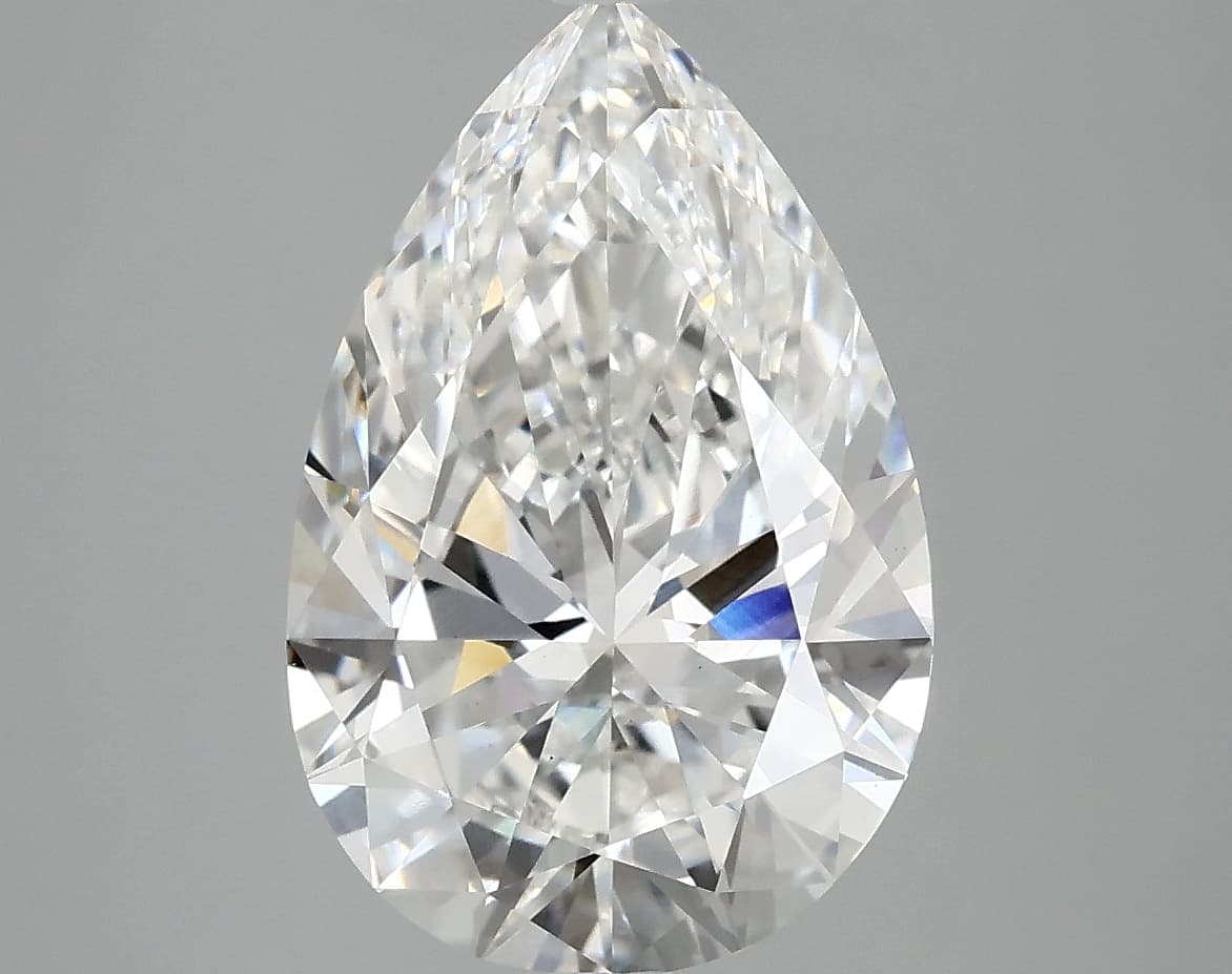 IGI | 3.81ct | Pear | E | VS1 | Excellent