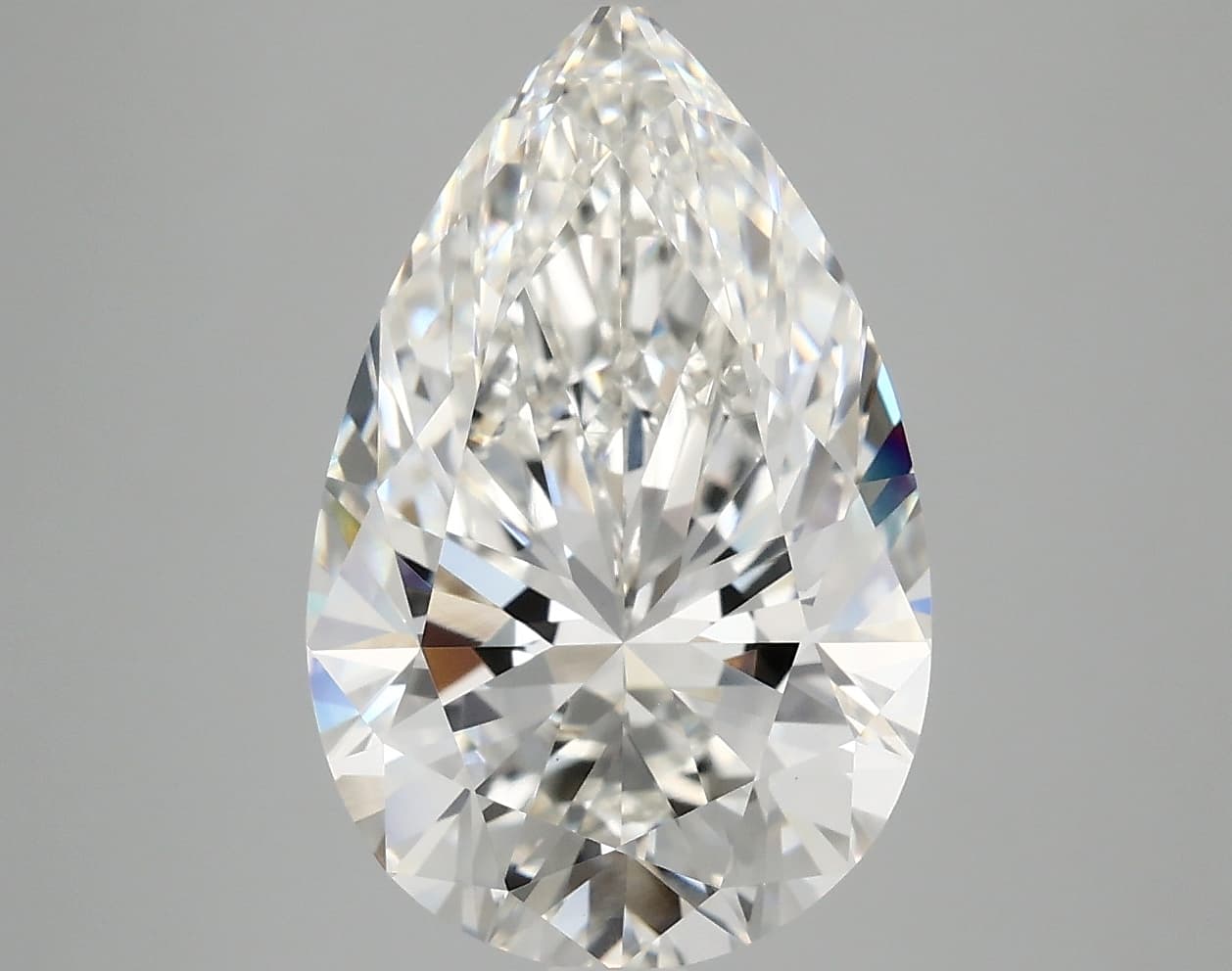 IGI | 4.72ct | Pear | F | VVS2 | Excellent