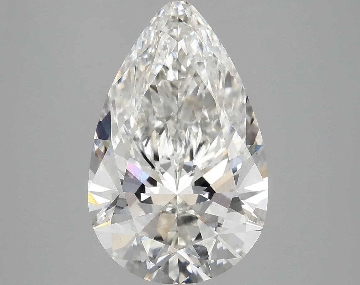 IGI | 3.71ct | Pear | F | VS1 | Excellent