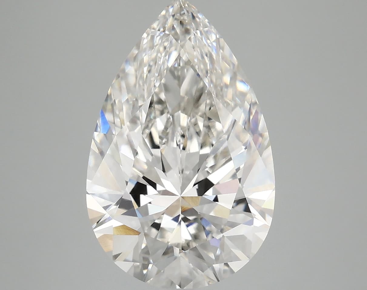 IGI | 4.3ct | Pear | F | VVS2 | Excellent