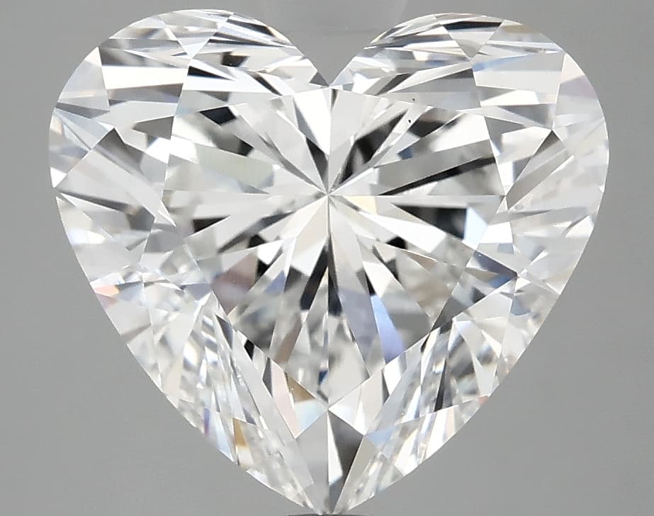IGI | 4.97ct | Heart | D | VS1 | Excellent