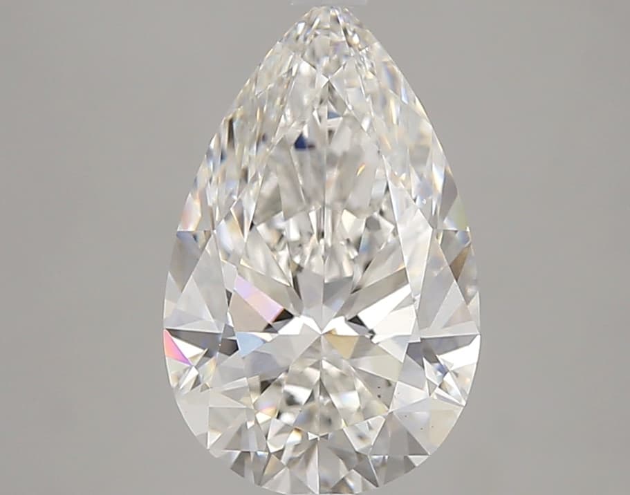 IGI | 2.63ct | Pear | F | VS1 | Ideal