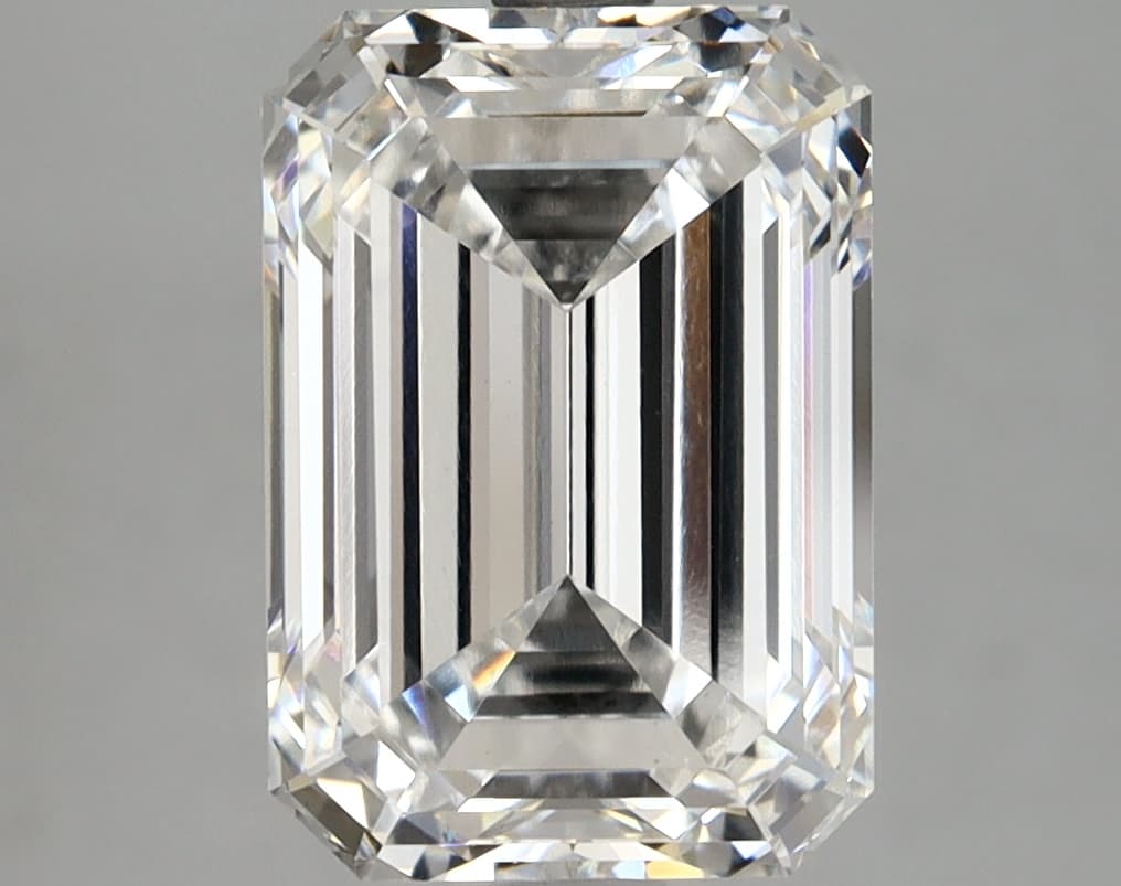 4.17ct | Emerald | F | VVS2 | Ideal