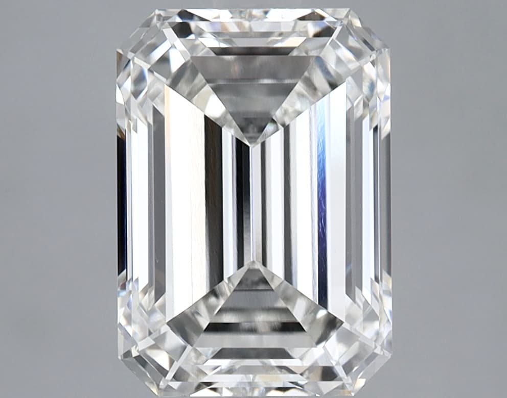 3.27ct | Emerald | F | VVS2 | Ideal