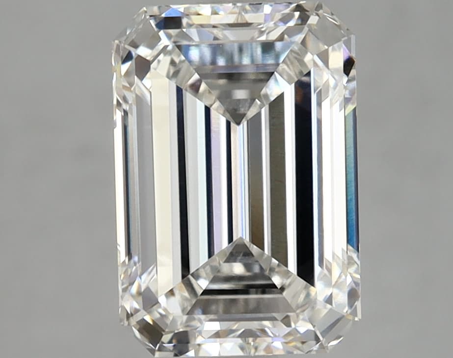 2.96ct | Emerald | F | VVS1 | Ideal