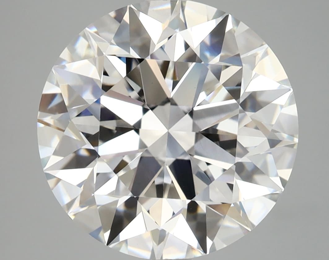 IGI | 5.96ct | Round | E | VS1 | Excellent