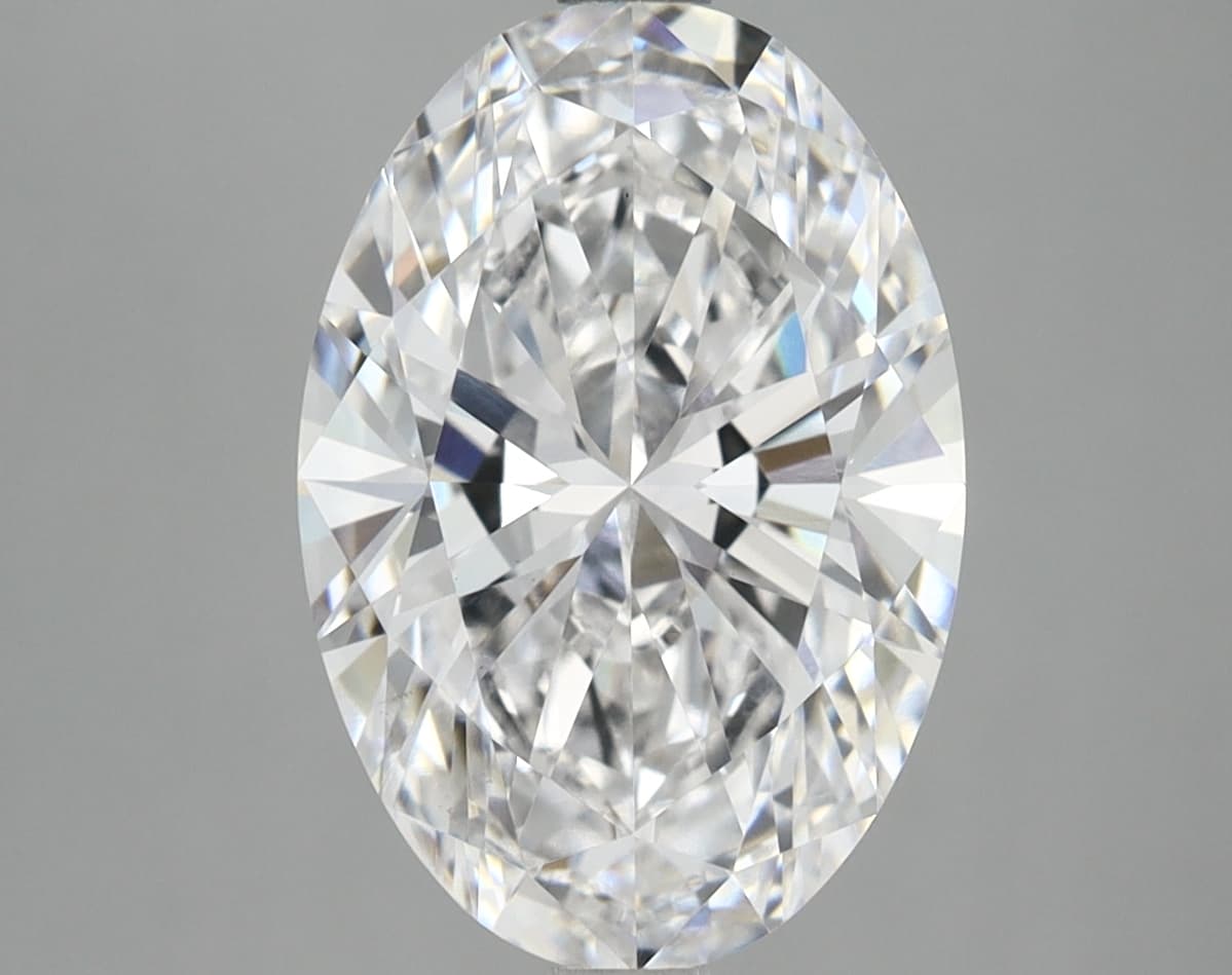 IGI | 4.87ct | Oval | D | VS1 | Ideal