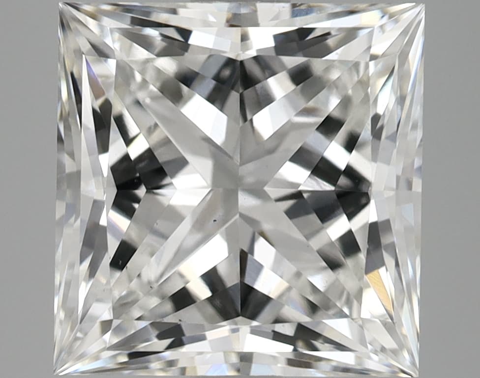 IGI | 3.45ct | Princess | F | VS1 | Ideal