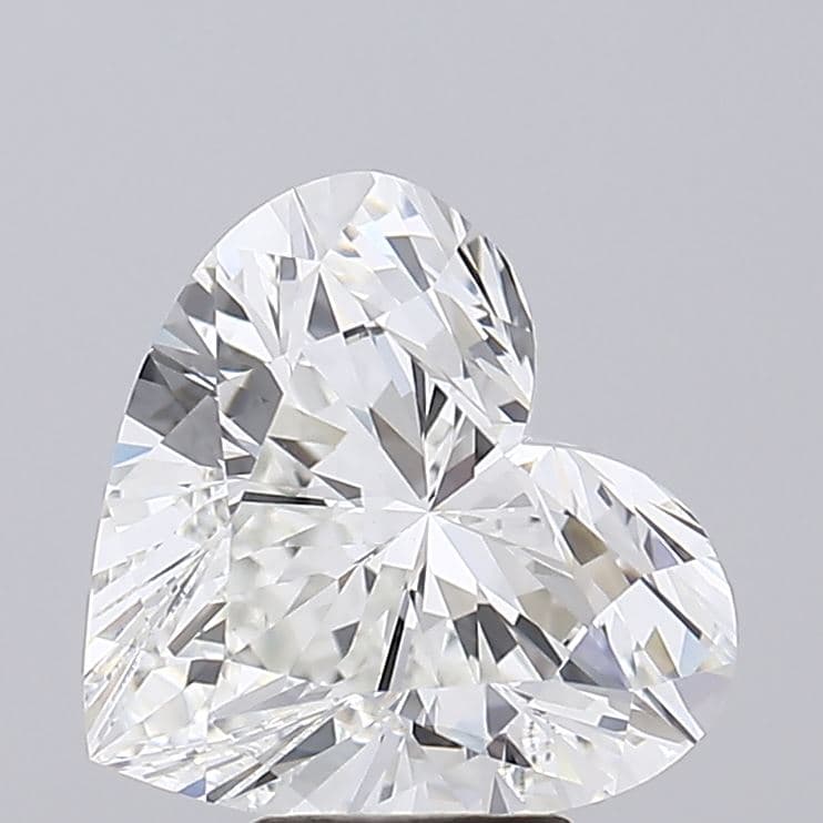 5.56ct | Heart | F | VVS2 | Excellent