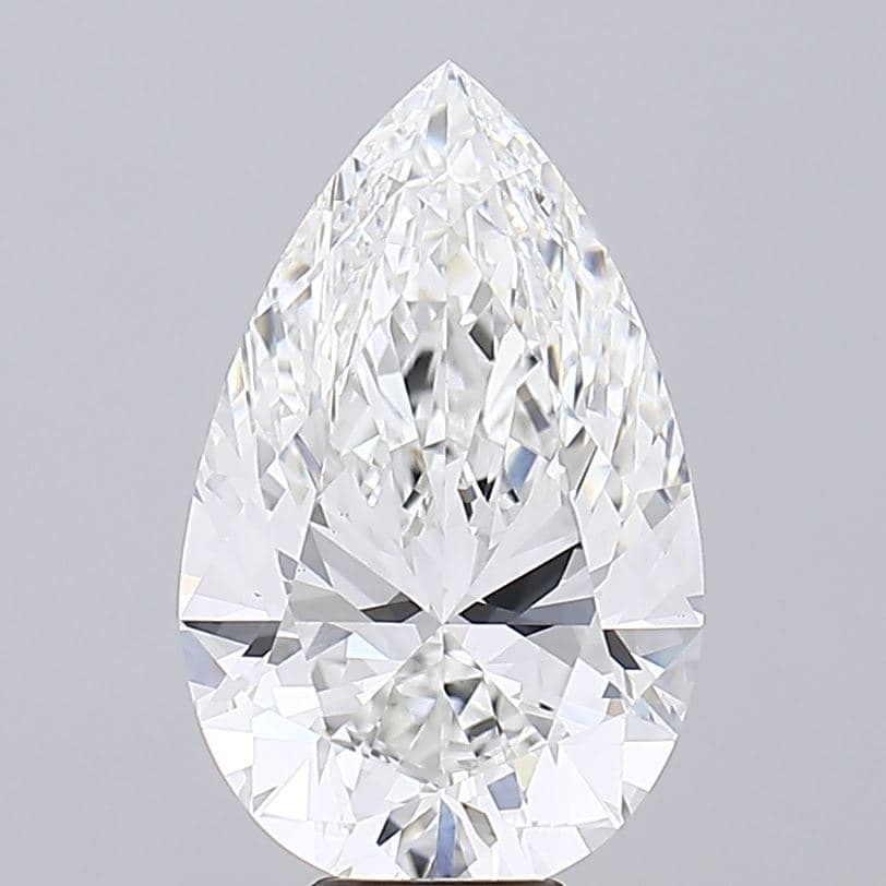 10.07ct | Pear | F | VVS2 | Ideal