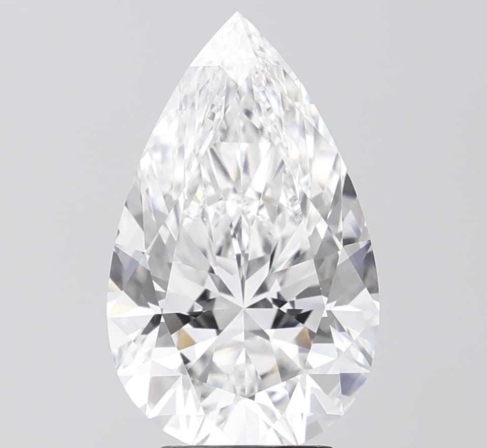 GIA | 4.32ct | Pear | F | VVS2 | Excellent