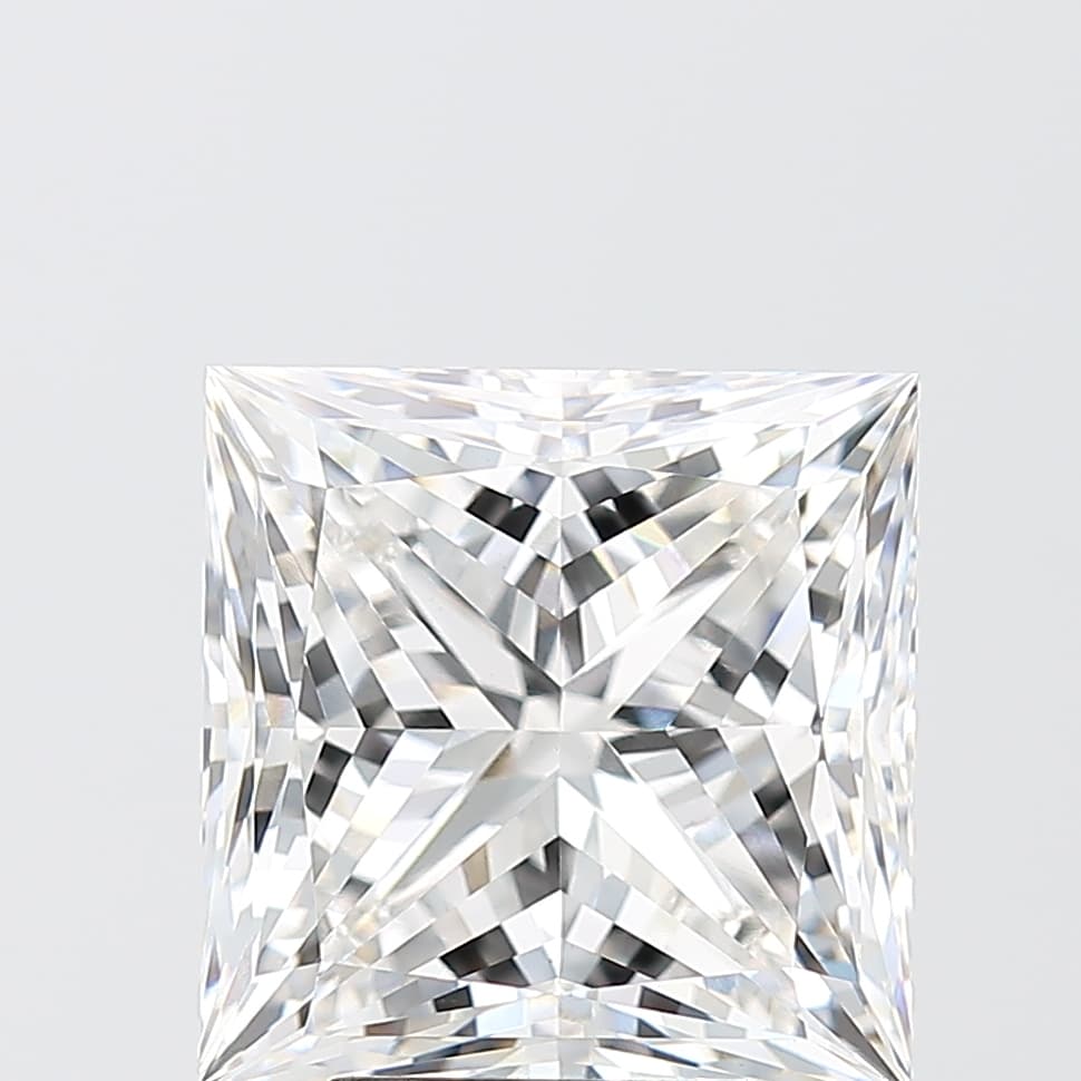 6.01ct | Princess | F | VVS2 | Ideal