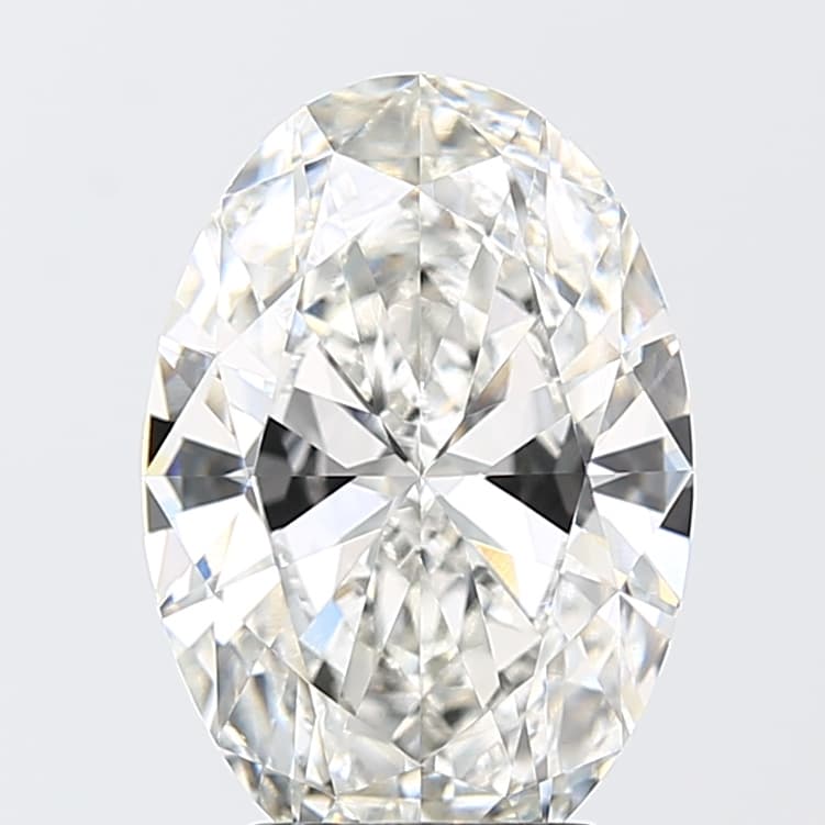 IGI | 3.8ct | Oval | F | VVS2 | Ideal