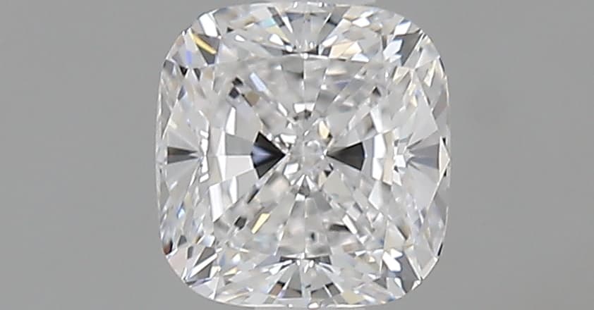 0.9ct | Cushion | D | VS1 | Excellent