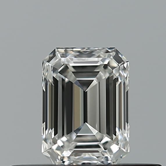 0.35ct | Emerald | F | VVS1 | Excellent