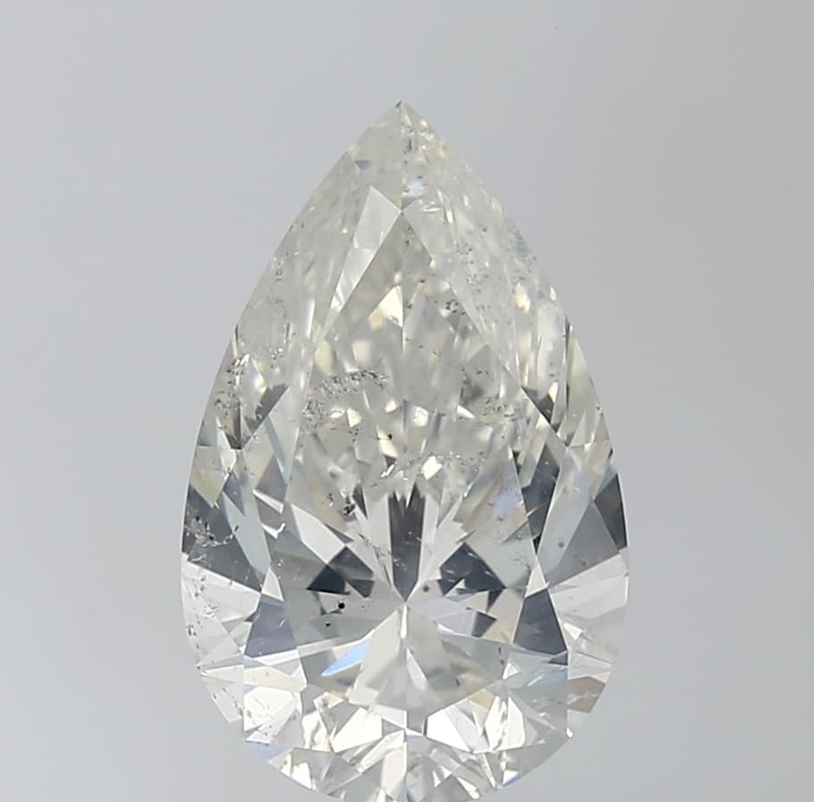 HRD | 4.01ct | Pear | H | SI2 | Ideal